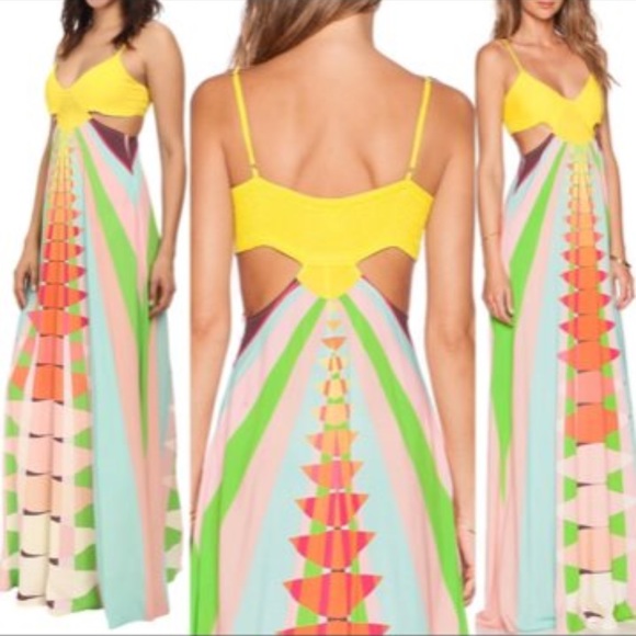 Mara Hoffman Dresses & Skirts - Mara Hoffman Cutout Printed Sexy Maxi